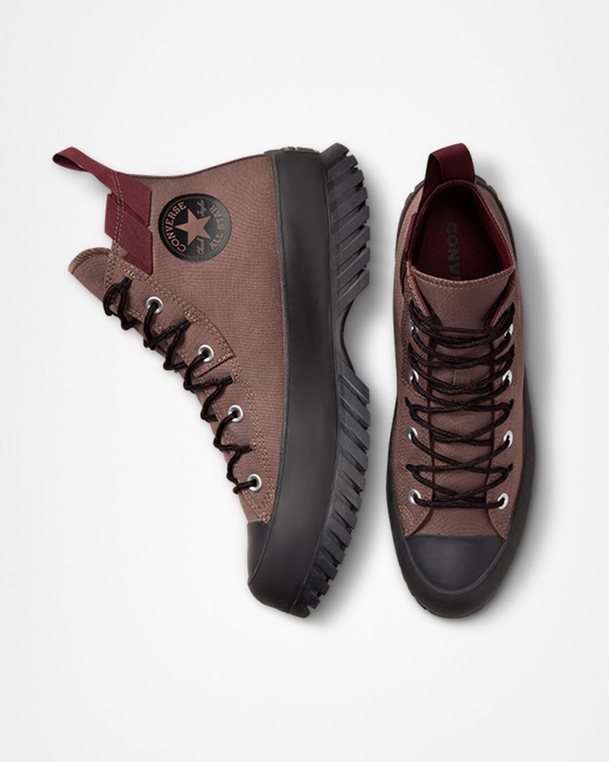 Tenisi Inalti Dama Converse Chuck Taylor All Star Lugged 2.0 Rugged Basics Maro Visinii Inchis | RO IPAFO148